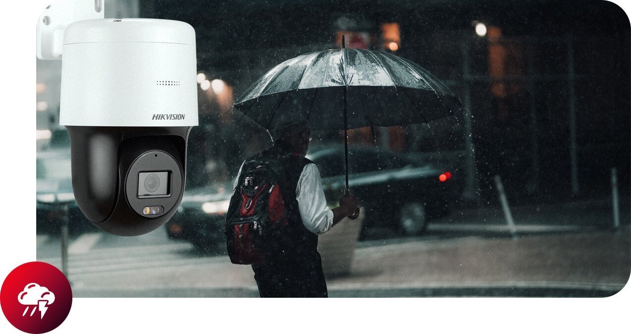 Kamerë IP HiLook Hikvision PTZ-N2MP, 2MP, PTZ rrotulluese, e bardhë