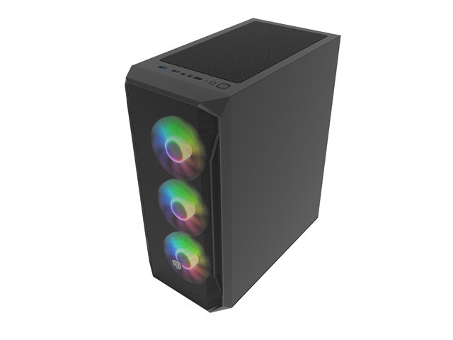 Kasë Fury Shobo SH4F RGB, e zezë