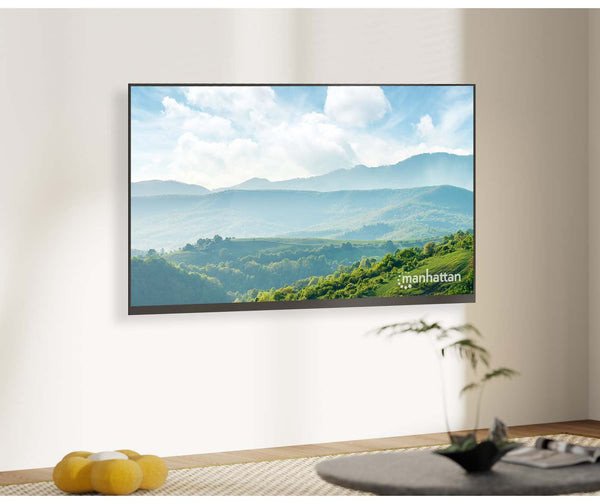 Mbajtës televizori Manhattan 462662, 32", rrotullues, i zi