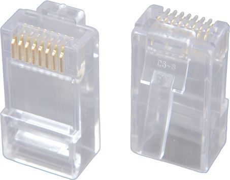 Konektor rrjeti Solarix RJ45 CAT6 UTP 8P8C, për kabllo solid, 100 copë