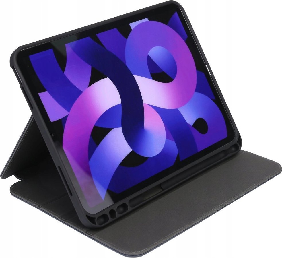 Mbulesë tabletë Pomologic BookFolio për iPad 10.9" gjenerata 10, me qëndrim, me mbajtëse Apple Pencil, gri