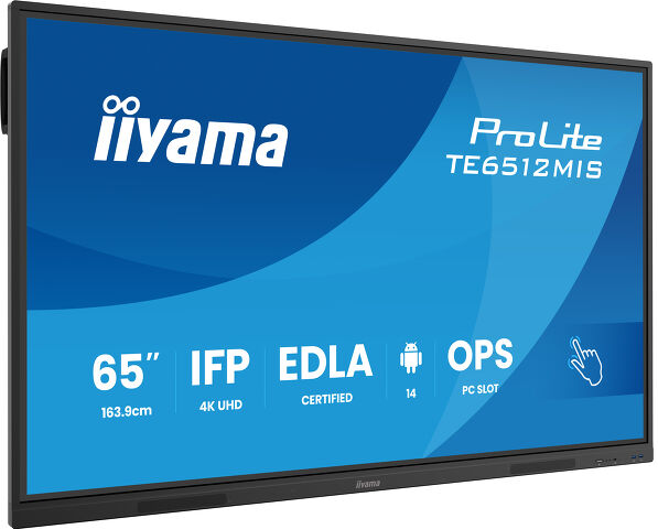 Ekran interaktiv iiyama TE6512MIS-B4AG, 65", 4K UHD, i zi
