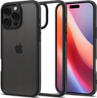 Mbulesë telefoni Spigen Crystal Hybrid për iPhone 16 Pro Max, transparente, kornizë Matte Black