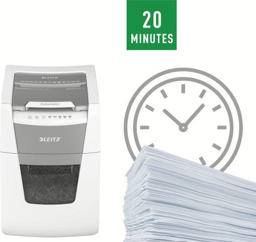 Grirëse letrash Leitz, Small Office 100, P5 P-5, e bardhë