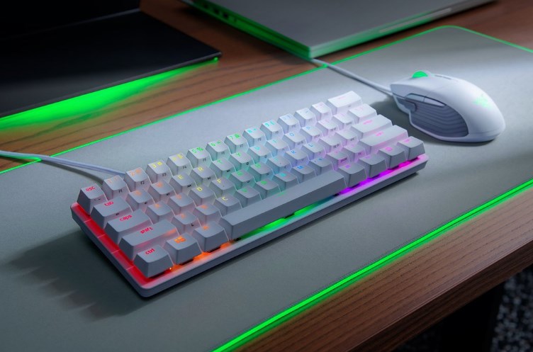 Tastierë Razer Huntsman Mini, Purple Switch, US Layout, e bardhë
