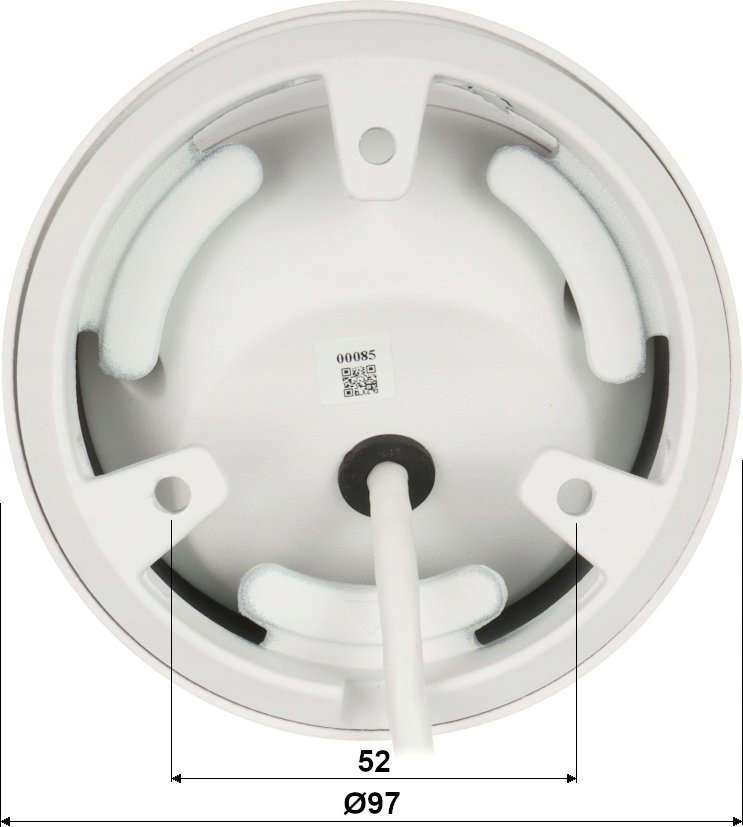 IP камера APTI AI803V2 28W, 8 Mpx, леќа 2.8 mm, бела