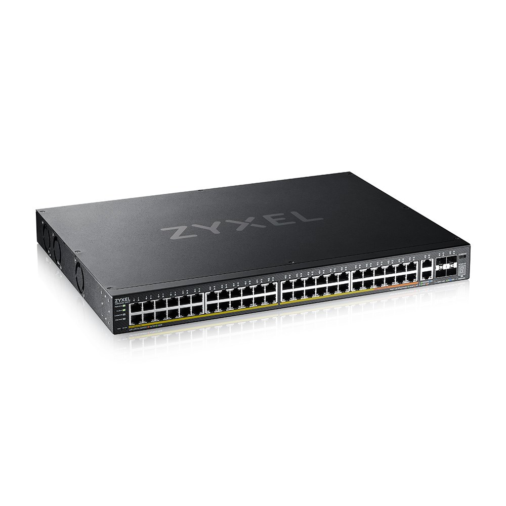 Switch Zyxel XGS2220-54FP, 48x Gigabit PoE++, 6x 10G SFP+, i zi