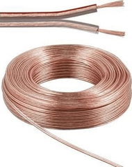 Kabllo altoparlantësh PremiumCord 2x0.75mm, 10m, transparent