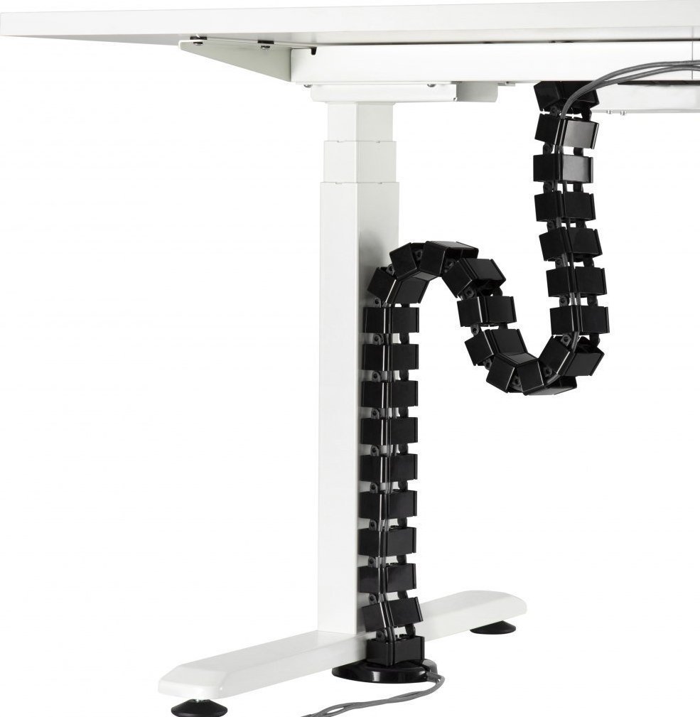 Organizues kabllosh Powerton WP, kanal i rregullueshëm, 1.3 m, i zi