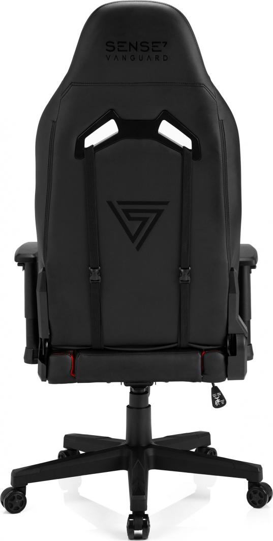 SENSE7 Vanguard стол, црно/црвено