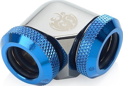 Përshtatës 90° për hardtube Bitspower, 12mm OD, i zi