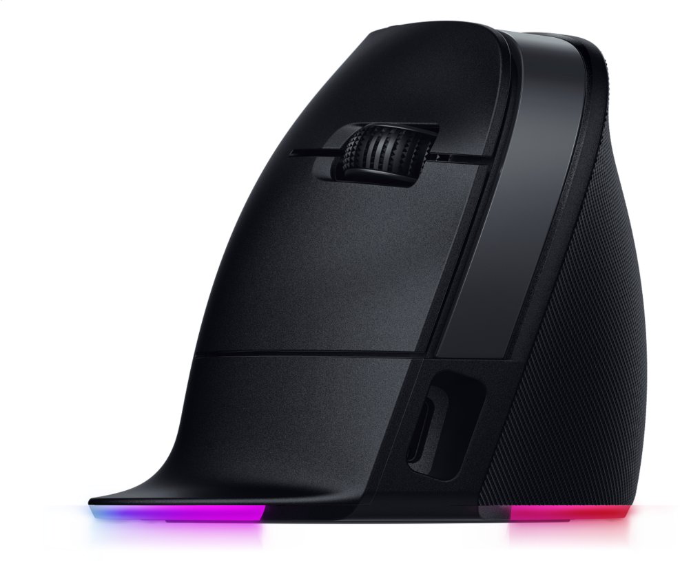 Maus wireless Razer Pro Click V2 Vertical, ergonomik vertikal, gri
