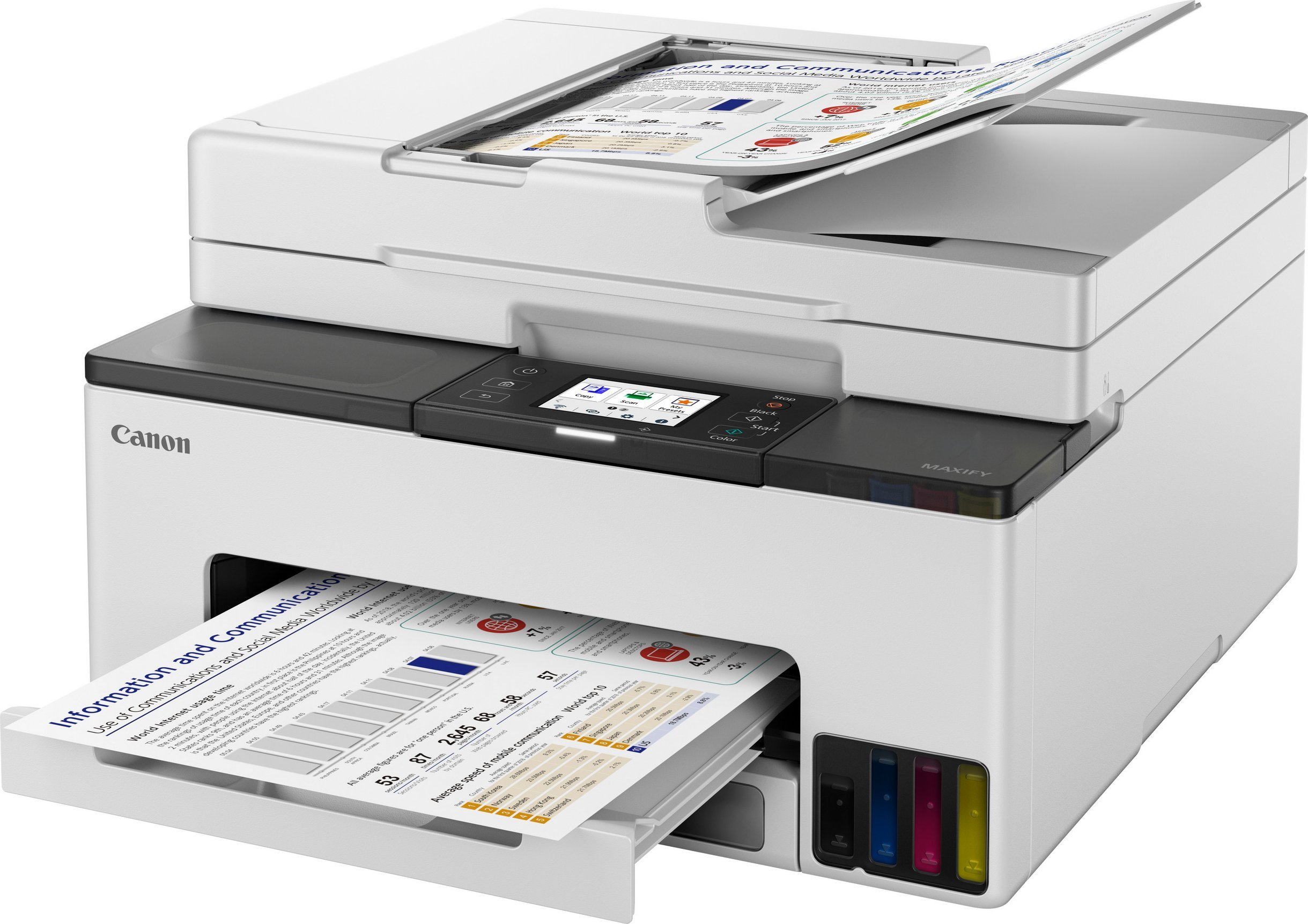 Pajisje multifunksionale Canon Maxify GX2050, Inkjet, WiFi, e zezë