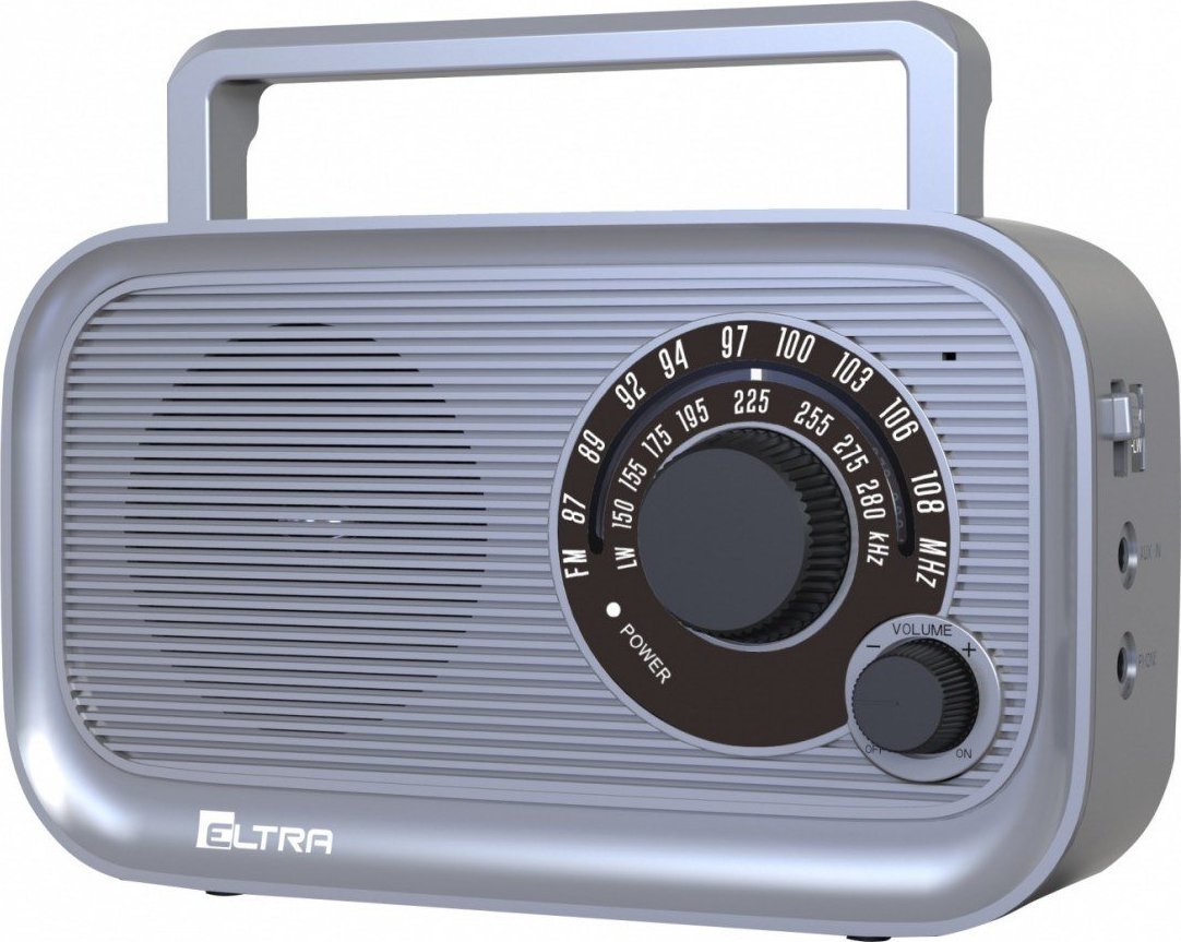 Radio portative Eltra HANIA, FM LW, hyrje AUX, gri
