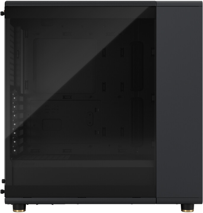 Kasë kompjuteri Fractal Design North Charcoal Black TG Light Tint, e zezë