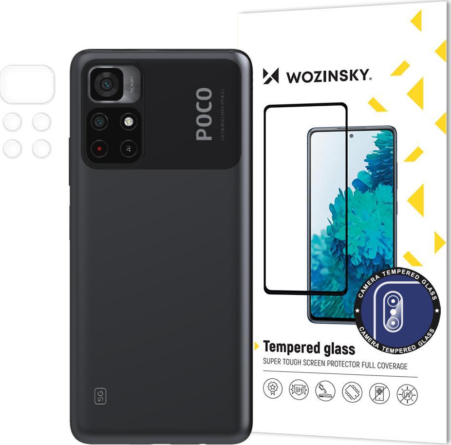 Mbrojtës kamere Wozinsky Pretender Camera Glass për Xiaomi Poco M4 Pro 5G, xham i temperuar 9H, transparent