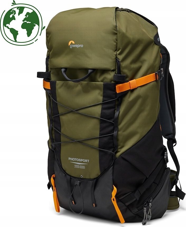 Çantë shpine për aparat fotografik Lowepro PhotoSport X 35L AW, rezistente ndaj shiut, e gjelbër