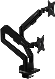 Krah monitori i dyfishtë Arozzi Alzare Neo Duo, gas spring, montim në tavolinë, i zi