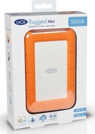 Hard disk i jashtëm LaCie Rugged Mini, 5TB, USB 3.0, portokalli