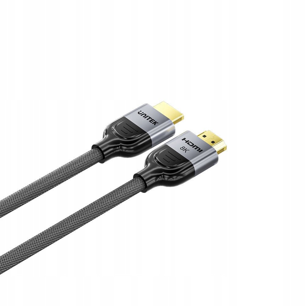 Kabllo HDMI Unitek 2.1 LUX Braid, 1m, 8K, i zi