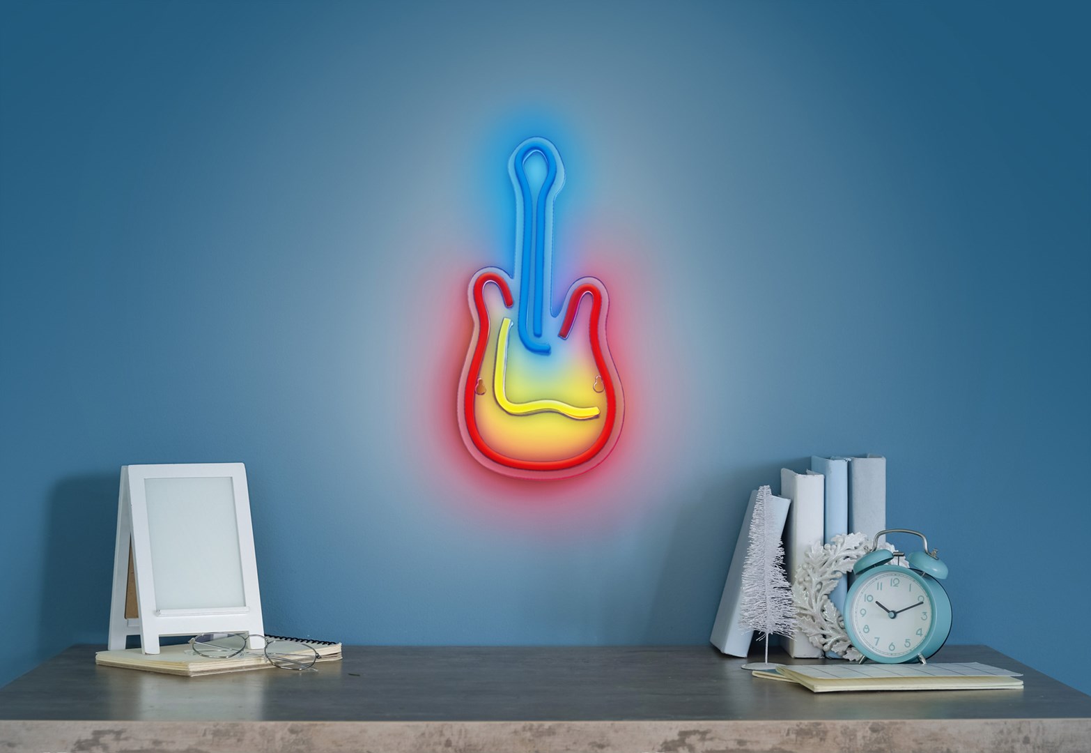 Llambë dekorative Activejet AJE-NEON GUITAR, LED neon, me USB, shumëngjyrëshe