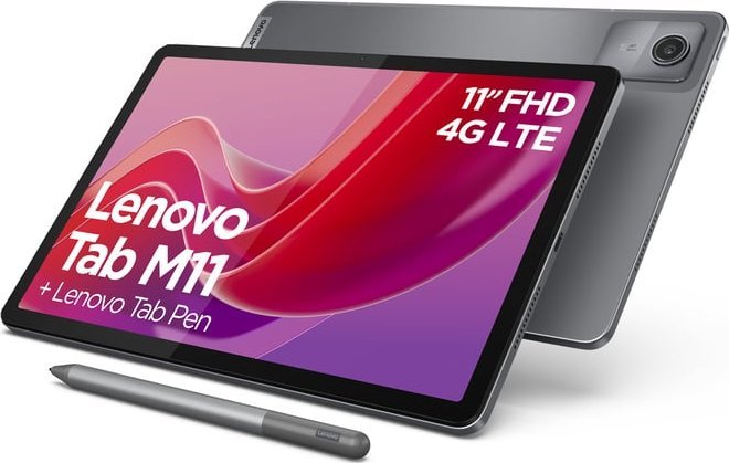 Tablet Lenovo Tab M11, 11", 128GB, 4G, i hirtë