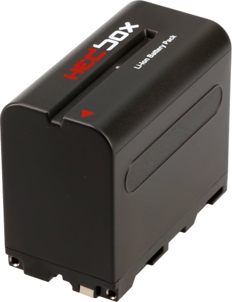 Bateri për kamerë Hedbox RP-NPF970, Li-Ion, 6600mAh, e zezë