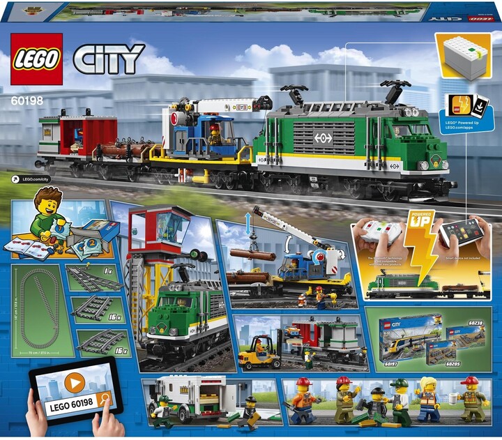 Set figurash LEGO City 60198 Freight Train