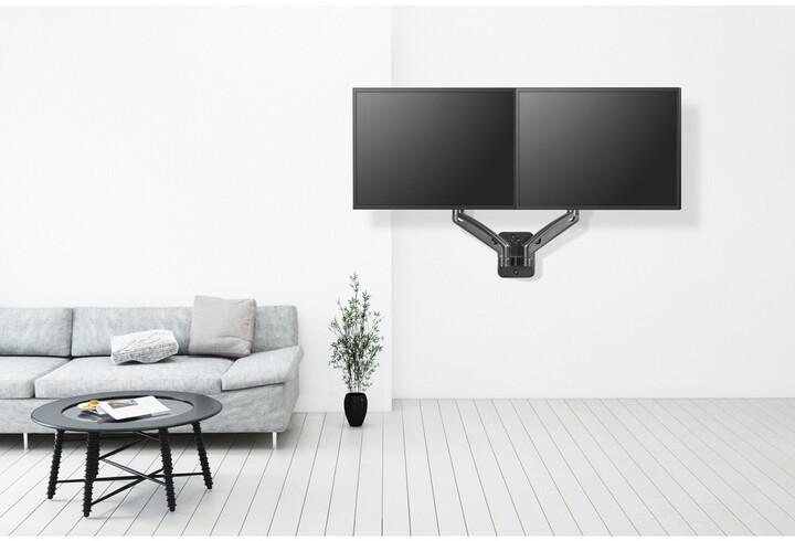 Mbajtëse për dy monitorë 13"-32" STELL SOS 1820 - E zezë