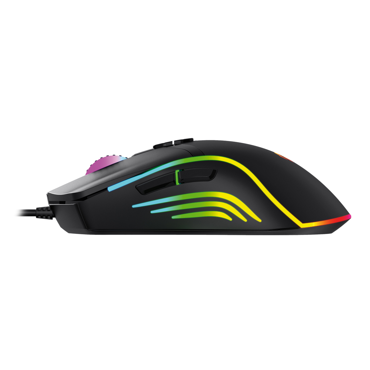 Maus gaming Varr VGMB03, 7D 6400DPI, RGB, i zi