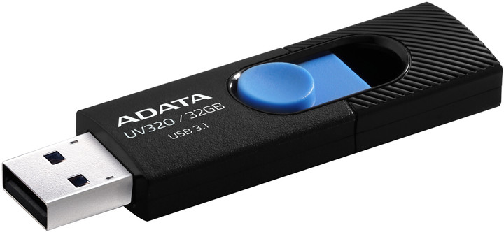 USB ADATA UV320 32 GB, сино / црно