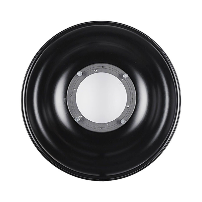 Quadralite Wave Beauty Dish silver 42cm with Bowens Adapter