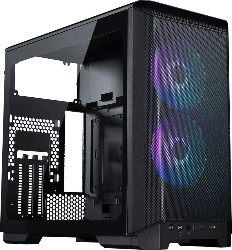 Phanteks Eclipse P200A DRGB Mini-ITX Tower Black DRGB Tempered Glass