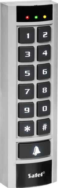 Tastierë me lexues karte Satel CR-MF5, MIFARE, 12V, gri