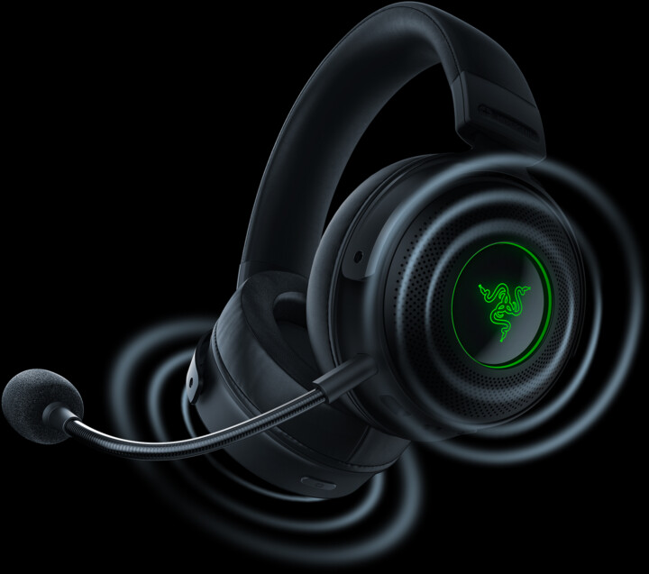 Kufje Razer Kraken V3 Hypersense, të zeza