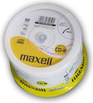 Disqe Maxell CD-R 700 MB 52x, (624006.40), 50 copë
