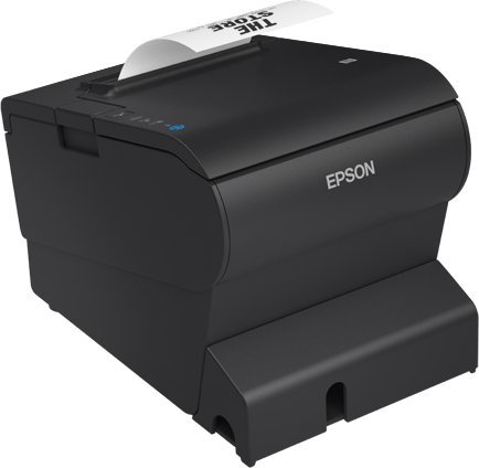 Printer termik POS Epson TM-T88VII, 180 x 180 DPI, me kabllo dhe pa tela, i zi