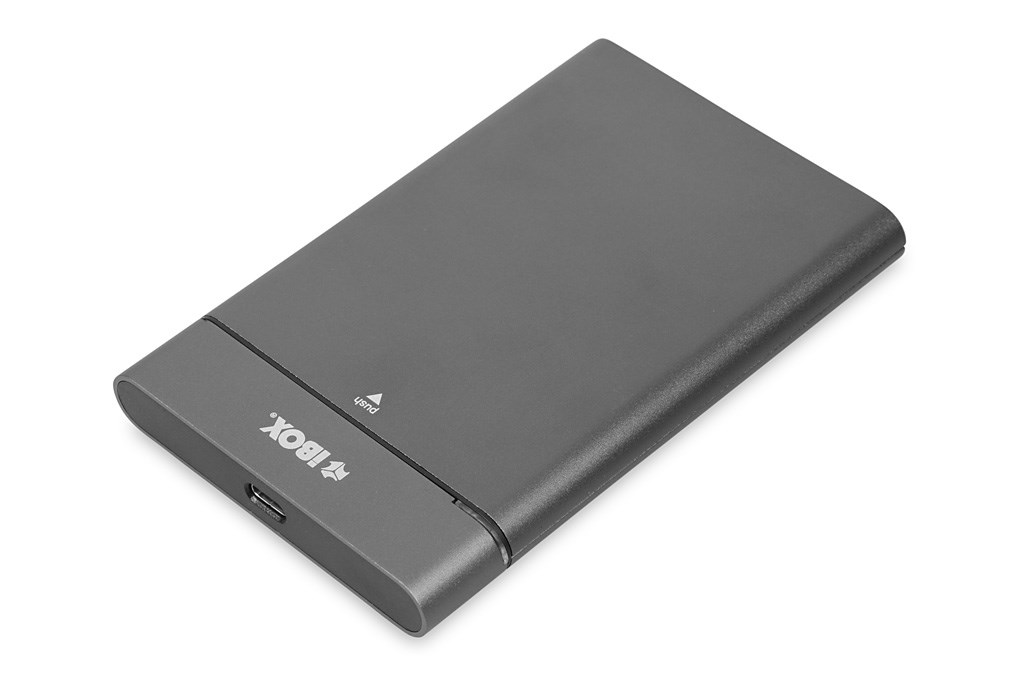 Kuti eksternale SSD iBOX HD-06, 2.5", USB 3.2 Gen 2, gri