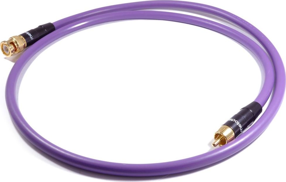 Kabllo Melodika RCA (Cinch) - BNC, 10m, vjollcë