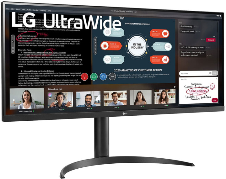 Monitor LG UltraWide 34WP550-B - LED, 34", UW-UXGA, i zi