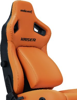 Karrige gaming AndaSeat Kaiser 4 Blaze Orange, madhësia L, lëkurë PVC premium, portokalli