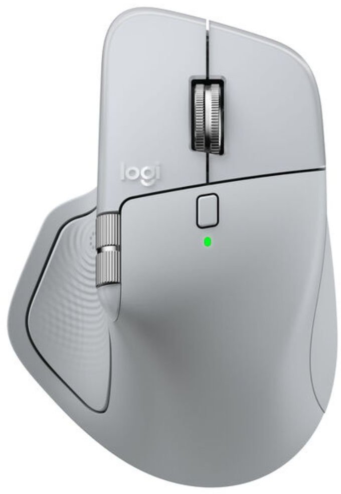 Maus pa kabllo Logitech MX Master 4, ergonomik, gri e çelët