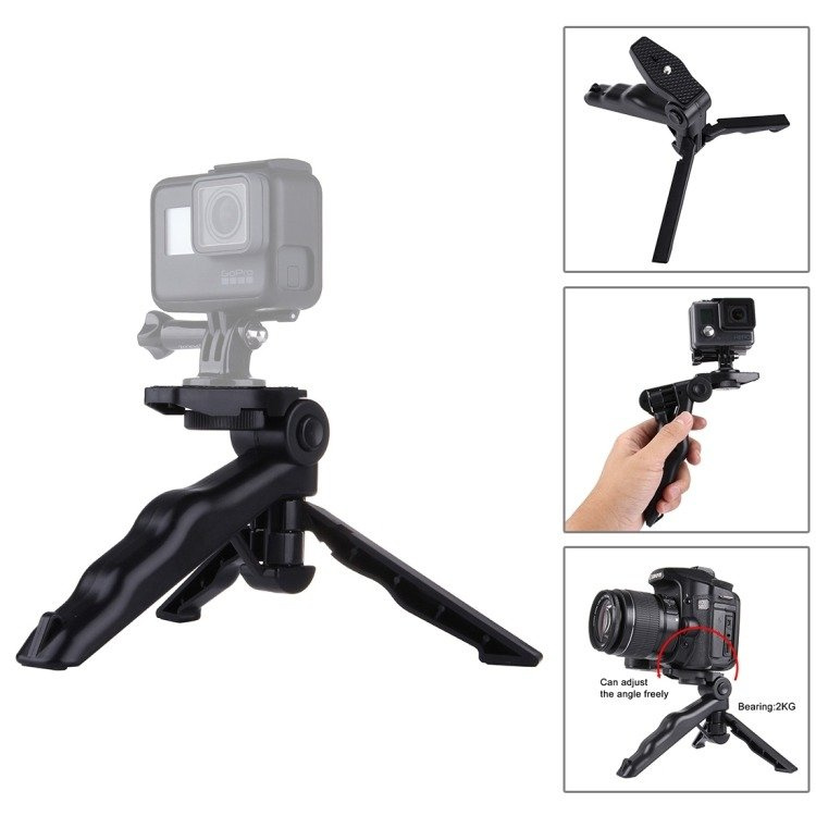 Set aksesorësh Puluz 43 në 1, për DJI Osmo Pocket dhe GoPro, me kuti transporti, i zi