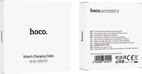 Kabllo karikimi Hoco Y26 Y27, 0.6 m, USB A, e zezë