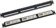 Patch panel Alantec PK-U6-1, 24 porta, Cat.6 UTP, 1U, i zi