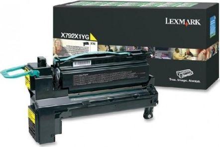 Toner për printer Lexmark X792X1YG, i verdhë