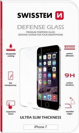 Xham mbrojtës Swissten për iPhone 7 8, tempered glass, transparent