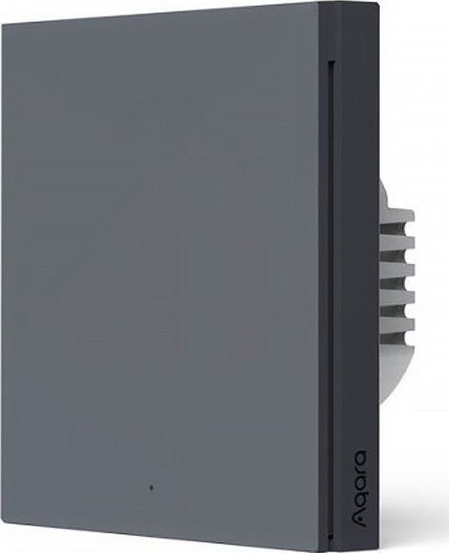Ndërprerës inteligjent muri Aqara H1 WS-EUK01-G, 1 buton, Zigbee 3.0, Space Grey