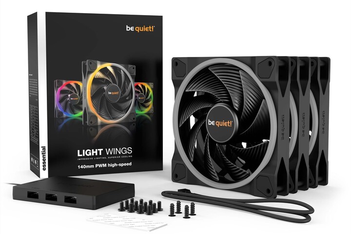 Ftohës Be quiet! LIGHT WINGS, 140mm, 3 copa