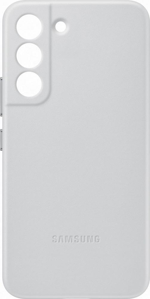 Mbulesë lëkure Samsung Leather Cover EF-VS901, për Galaxy S22, gri e hapur